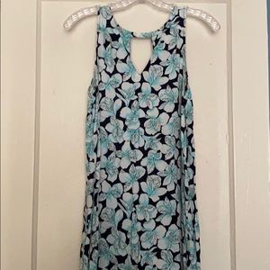 Gap blue floral dress